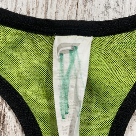 Fabletics Bianca Black and Yellow Seamless Sports Bra Size XS - Picture 4 of 7